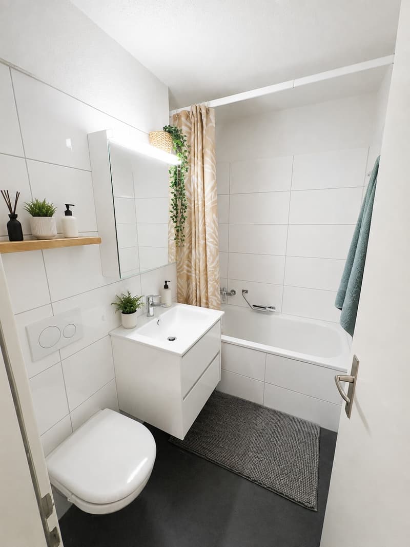 Möblierte 3.5-Zimmerwohnung in Wabern | 78 m² | Balkon, Büro & Parkplatz | Nov.März (9)