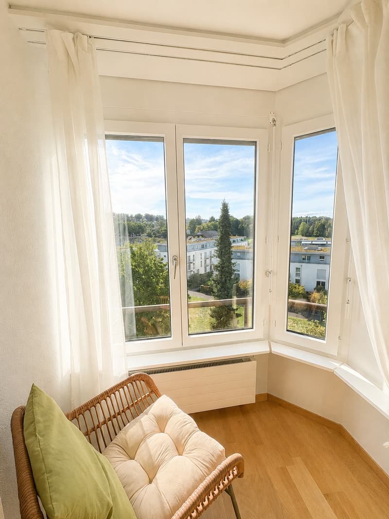 Möblierte 3.5-Zimmerwohnung in Wabern | 78 m² | Balkon, Büro & Parkplatz | Nov.März (5)
