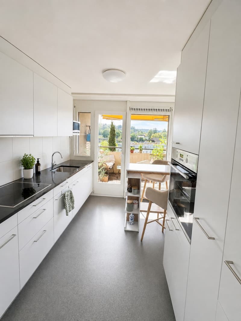 Möblierte 3.5-Zimmerwohnung in Wabern | 78 m² | Balkon, Büro & Parkplatz | Nov.März (3)