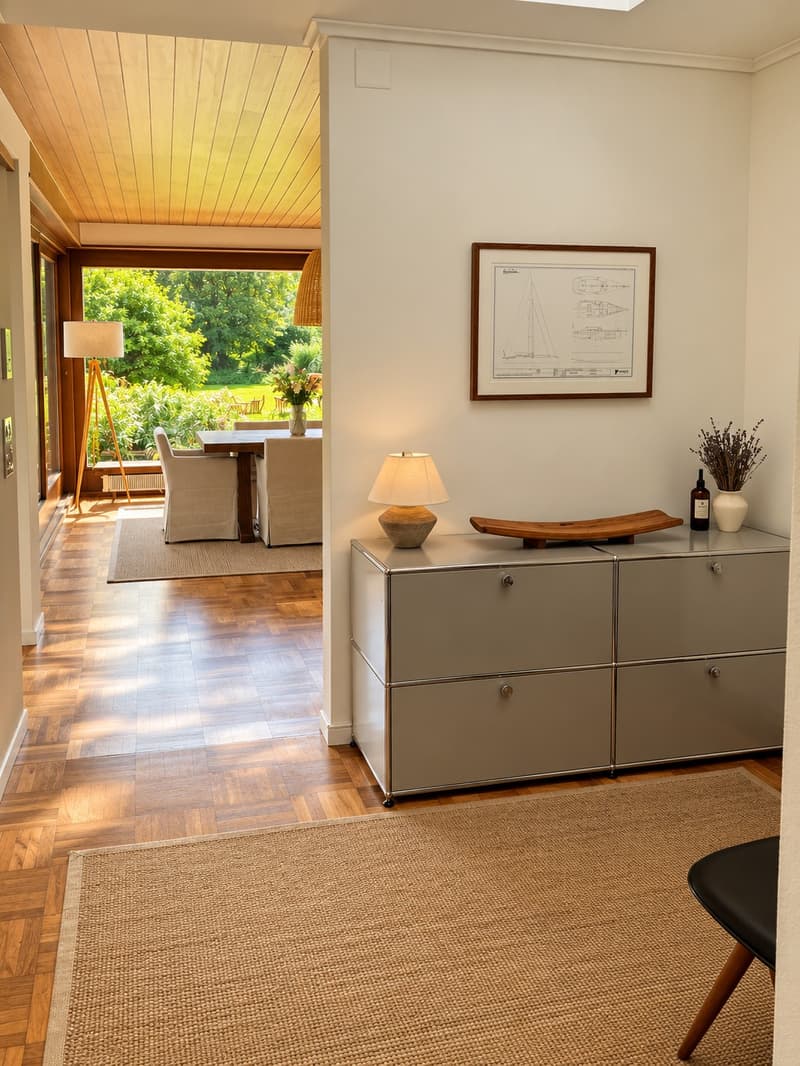 Beautiful Fully Furnished 3.5 Room Apartment with Large Garden (10)
