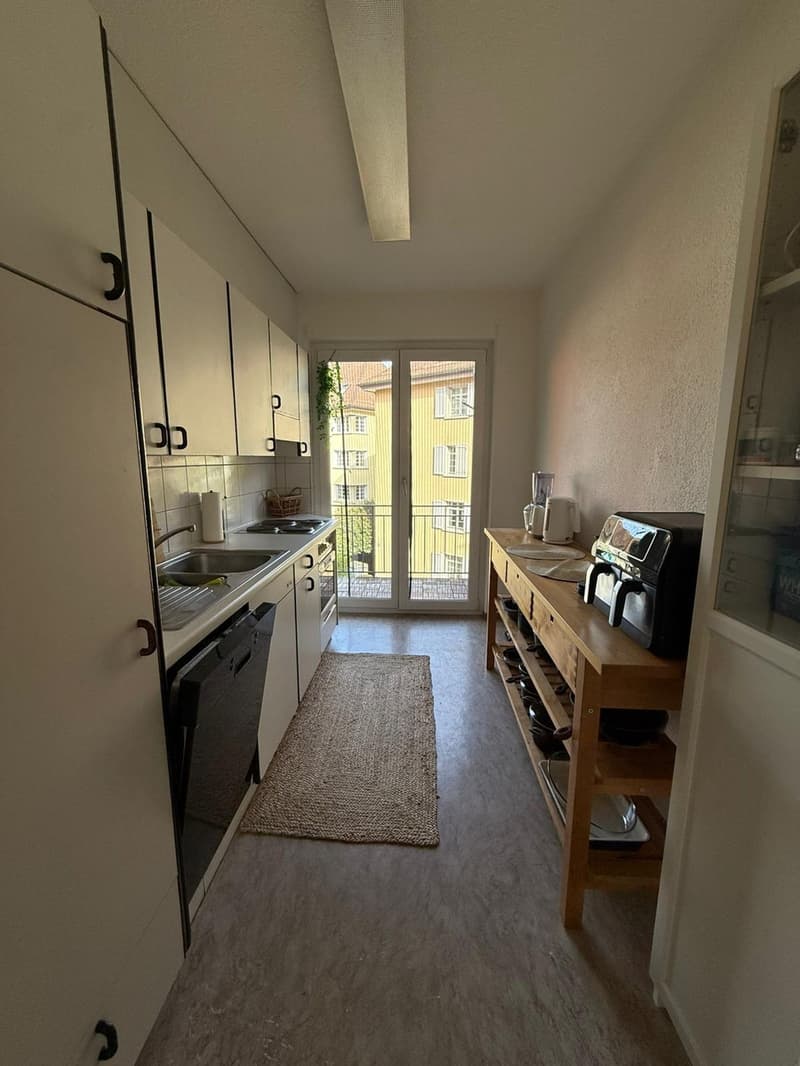 Bright Furnished Room in 3.5-Room Apartment near Sihlcity  Available October 1 (7)