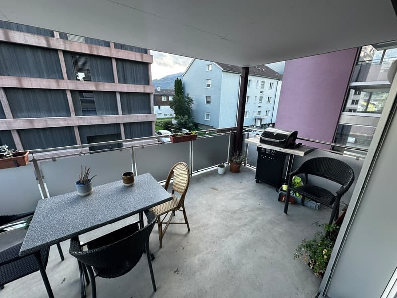 : Furnished room in shared flat, Buchs SG central Rhine Valley, 15 min to Liechtenstein, from 1 October (6)