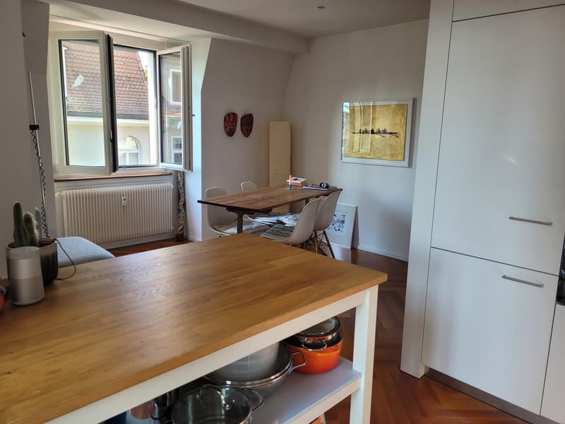 3-Zimmer-Altbauwohnung mit Balkon und Blick in den Kluspark (1)