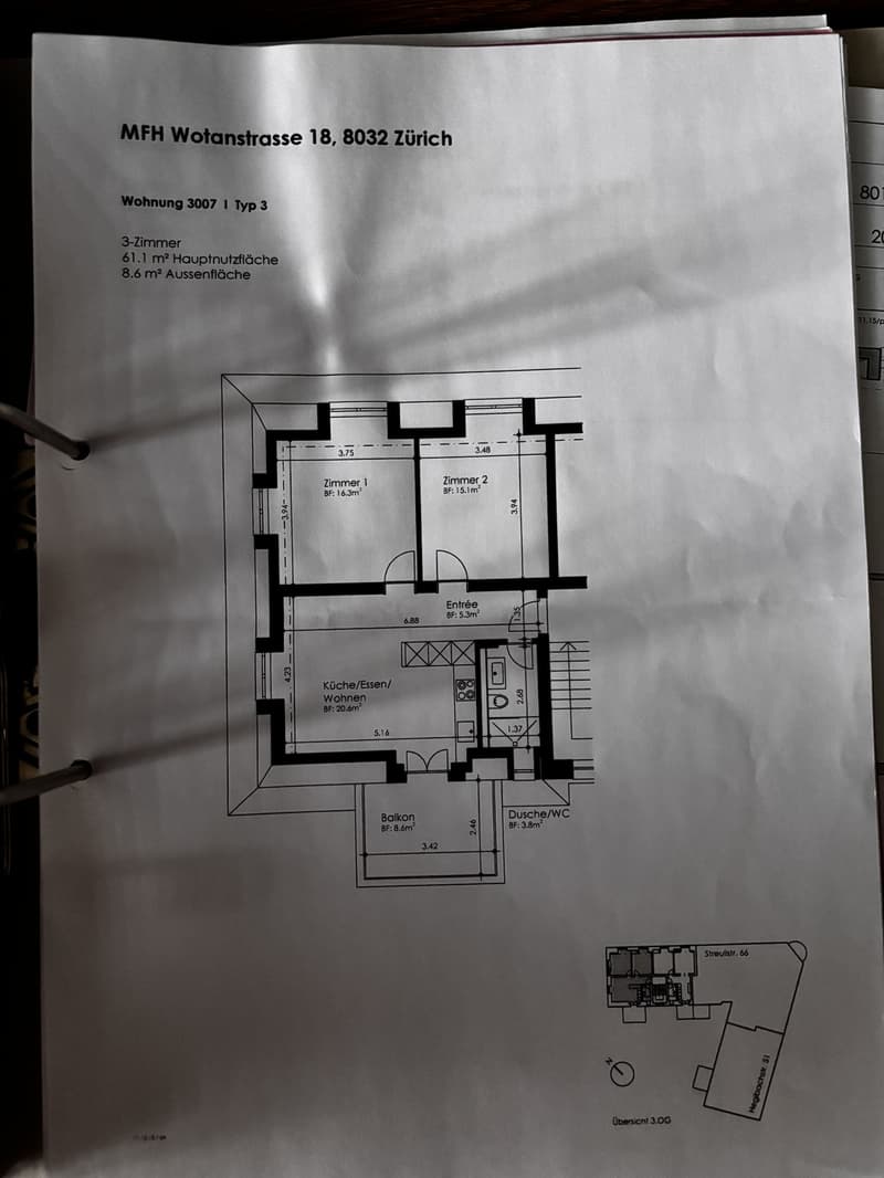 3-Zimmer-Altbauwohnung mit Balkon und Blick in den Kluspark (12)