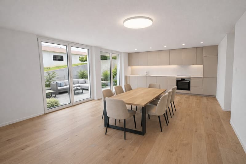 Moderne 3.5-Zimmer-Neubauwohnung in Haslen AI Sofort verfügbar! (1)