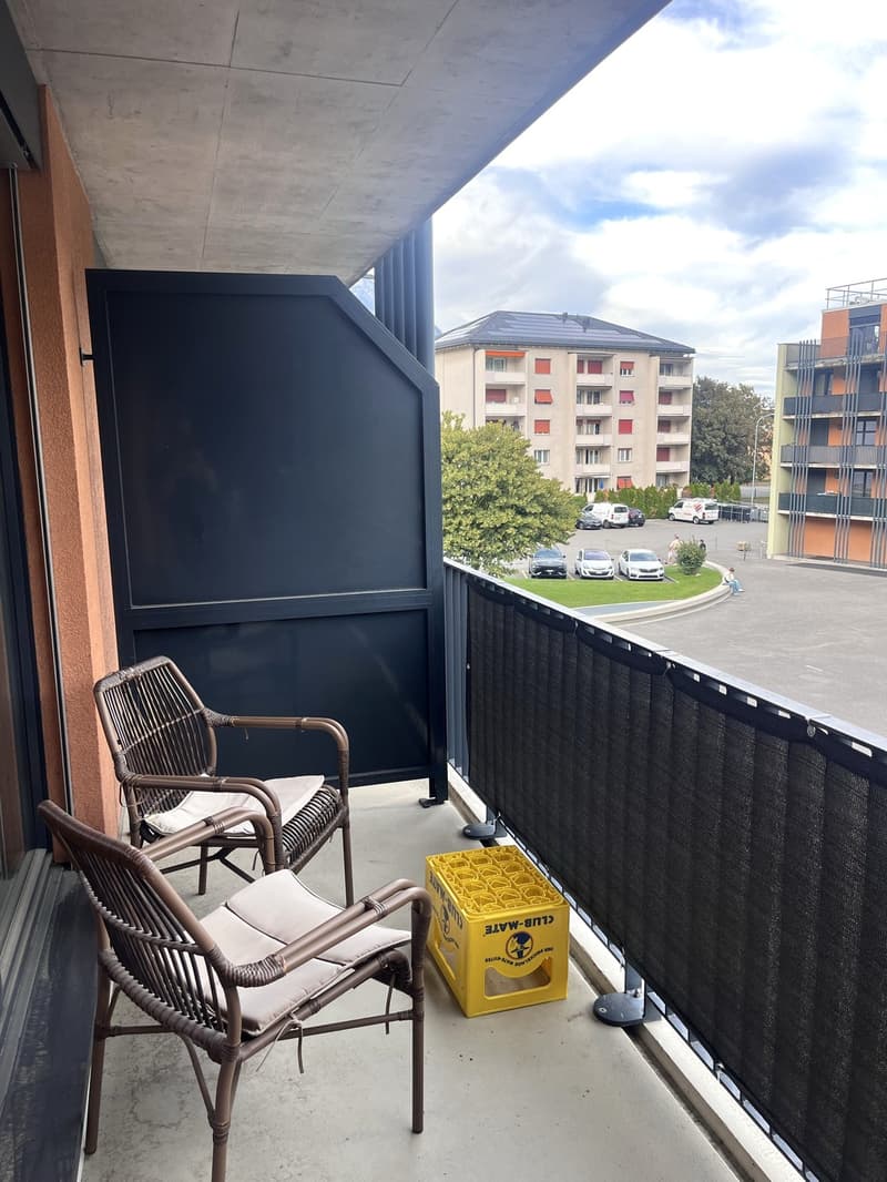 Lumineux appartement meublé de 3,5 pièces avec balcon et vue sur les montagnes à Martigny (9)