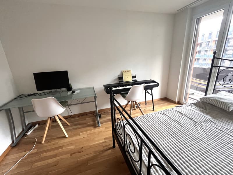 Lumineux appartement meublé de 3,5 pièces avec balcon et vue sur les montagnes à Martigny (4)