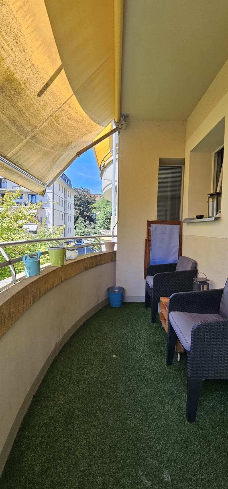 1,5 pièce meublé 45 m² Montchoisi Balcon Prêt à poser ses valises (10)