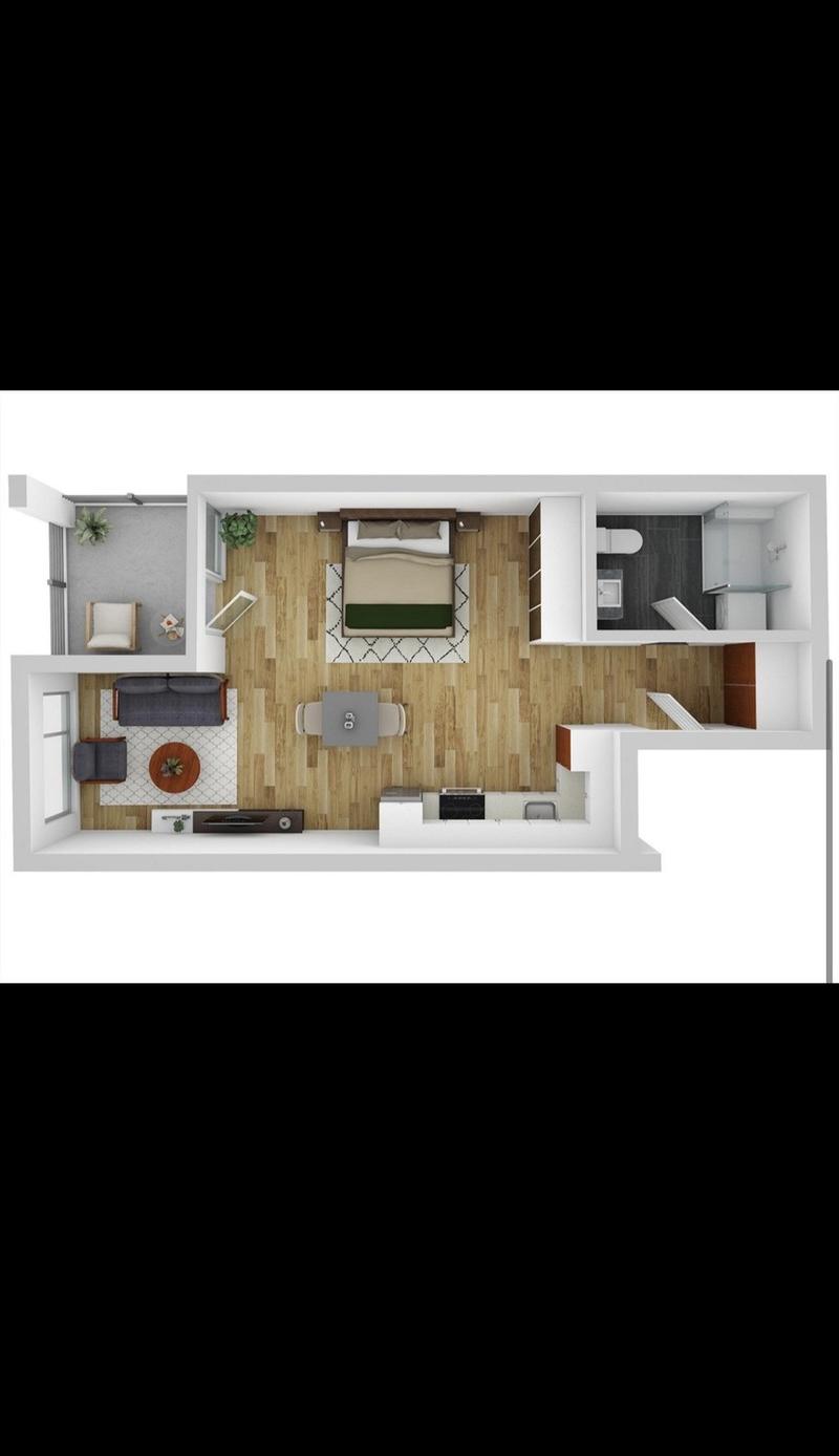 1 ½ Zimmer-Wohnung, 8212 Neuhausen (5)