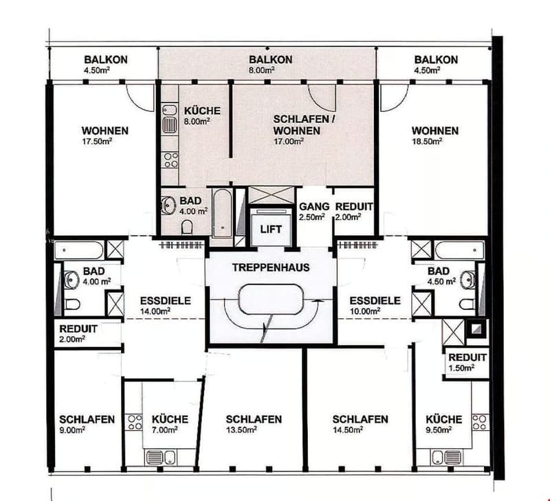 À deux pas de la Place Centrale  charmant 1.5 pièce avec grand balcon au cur de Bienne/ Nur wenige Schritte vom Zentralplatz entfernt  attraktive 1.5-Zimmer-Wohnung mit grossem Balkon im Herzen von Biel (6)
