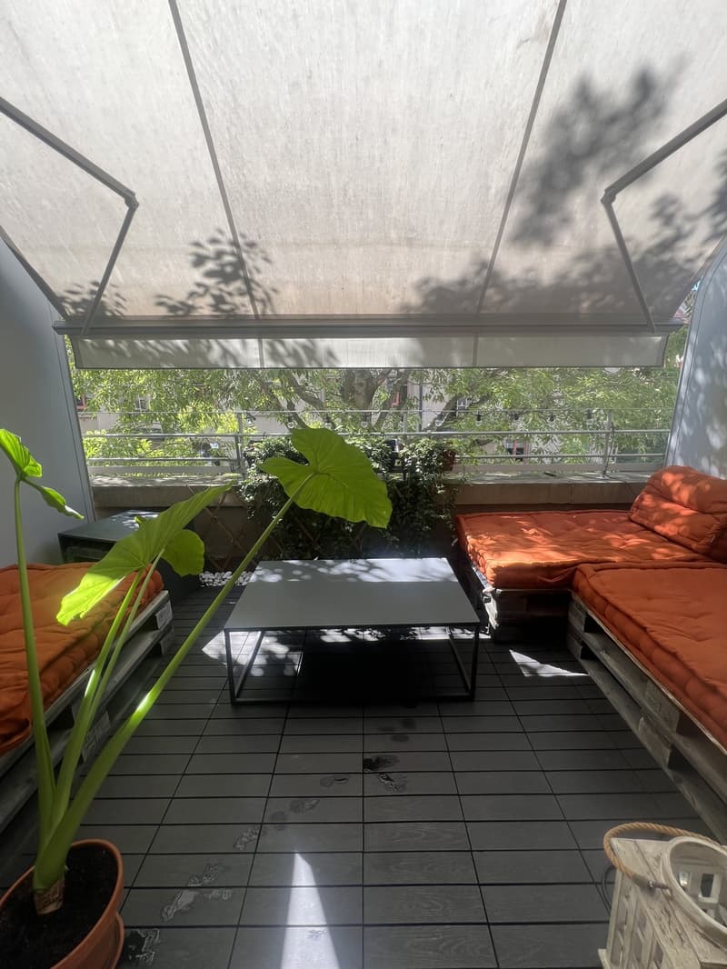 Sous-location Lausanne 3 mois - appartement meublé avec terrasse (9)