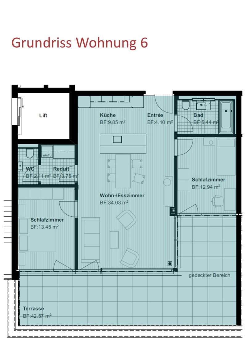 Modern & spacious 3.5 room apartment in the heart of 8005! (2)