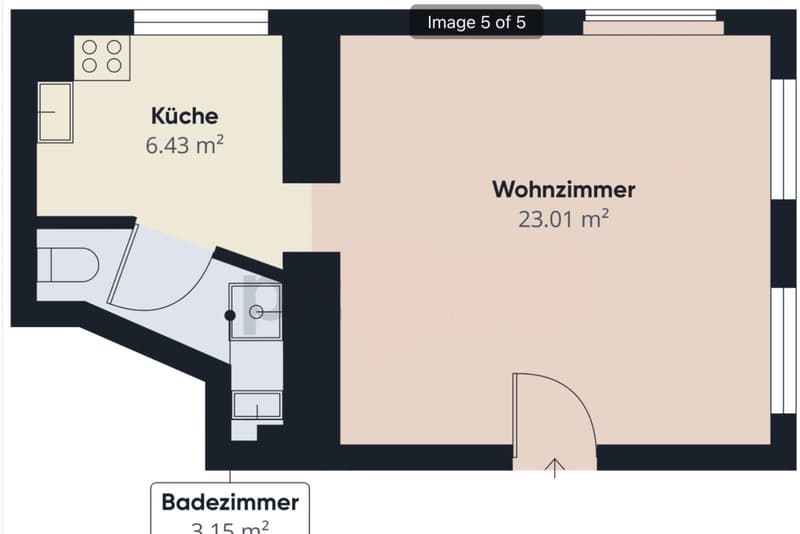 1-Zimmer-Wohnung in Bühler AR (6)