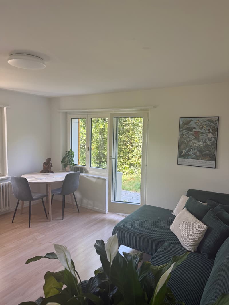 Untermiete 3.5 Monate: Möblierte 3.5-Zimmer-Wohnung mit Garten (1)