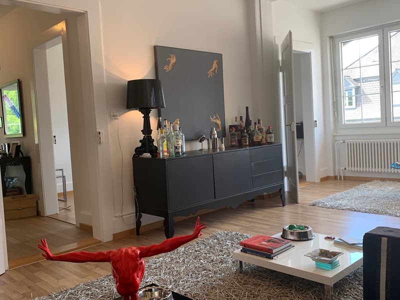 Helle möblierte 4-Zimmer-Wohnung mit Aussicht 36 Monate (5)