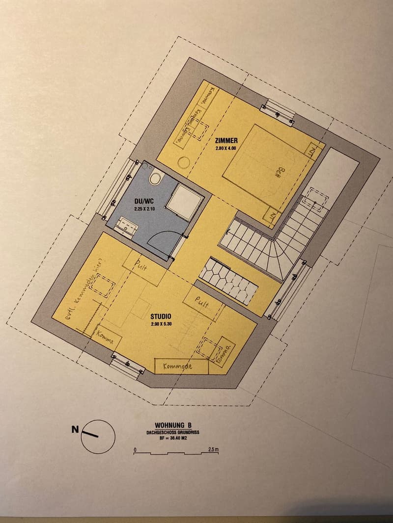 3 1/2-Zimmer-Wohnung mit eigener Dachterrasse und Seesicht (12)