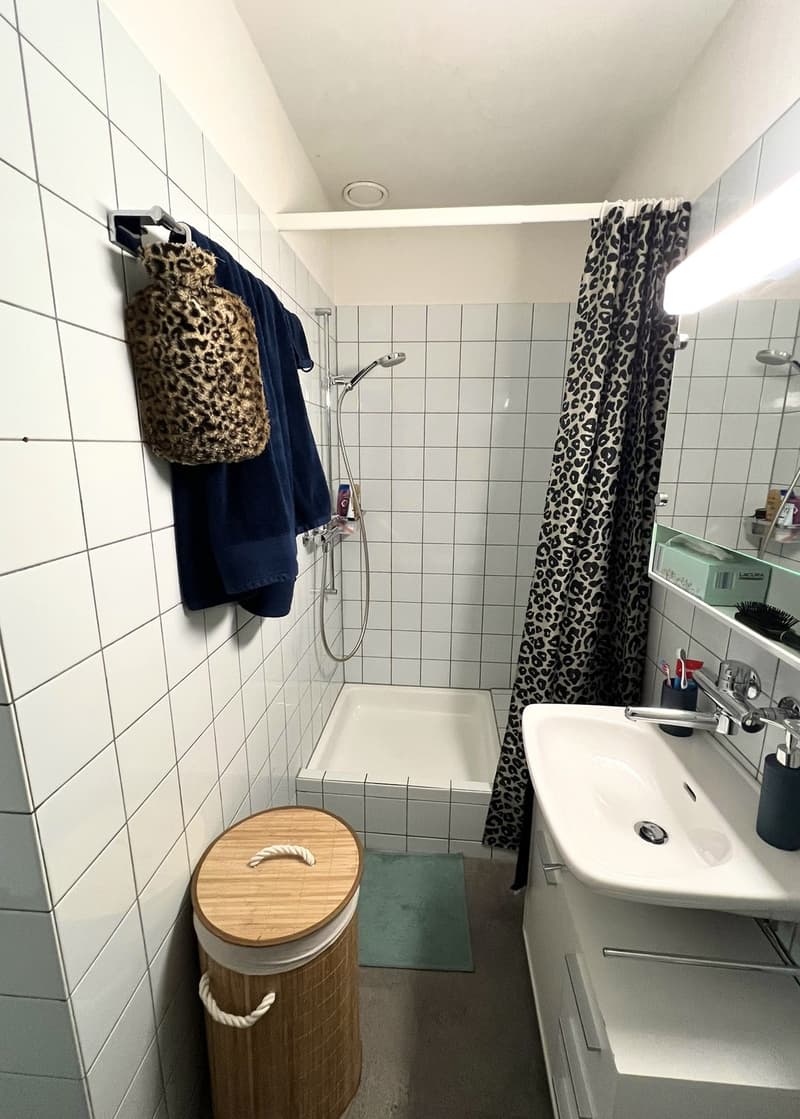Gemütliche 1-Zimmer-Wohnung an zentraler Lage mit grossem Balkon. (5)