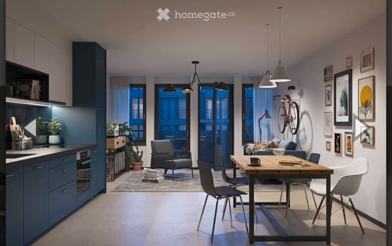 Modern 2.5-Room New-Build Apartment with Balcony in Zürich-Albisrieden (2)