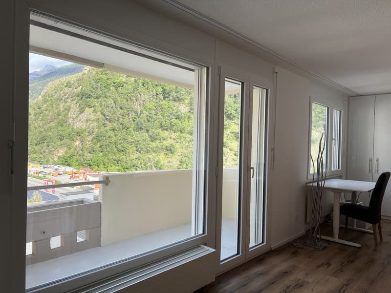 Sofort Nachmieter gesucht - Helles 1.5-Zimmer Studio Visp (2)