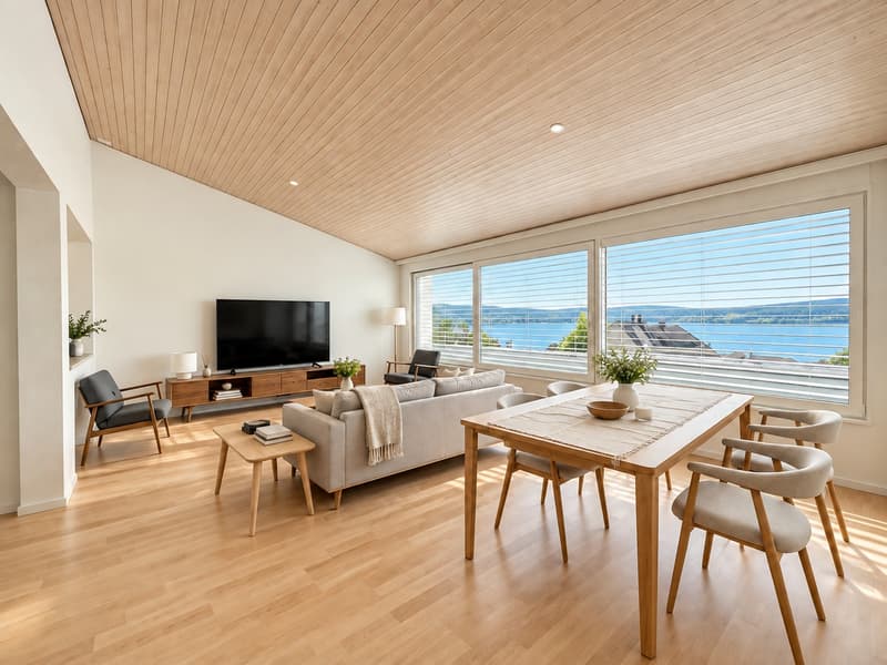 Lake-view Apartment in Zug 7 min from Station (2)