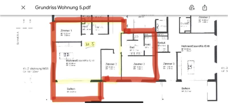 Exklusive 4.5-Zimmer-Wohnung im Eigentumsstandard mit grosser Terrasse (2)