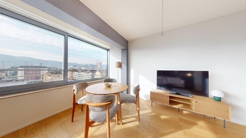 Striking residential high-rise in Zurich Altstetten - 18th floor with view towards Uetliberg (4)
