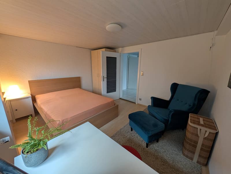 Zimmer für Wochenaufenthalter in Einfamilienhaus mit grossem Garten (2)