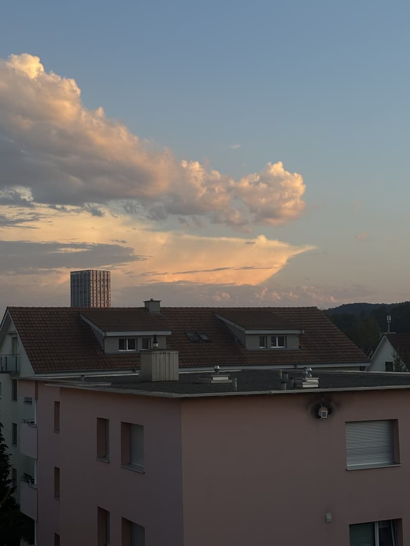 Ausblick vom Balkon