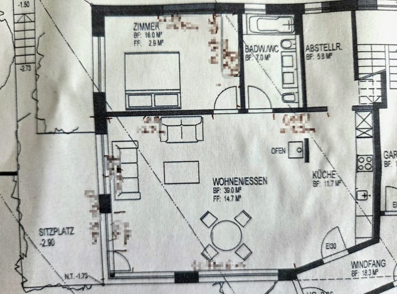 Helle & ruhige Terrassen- wohnung mit Gartensitzplatz (8)