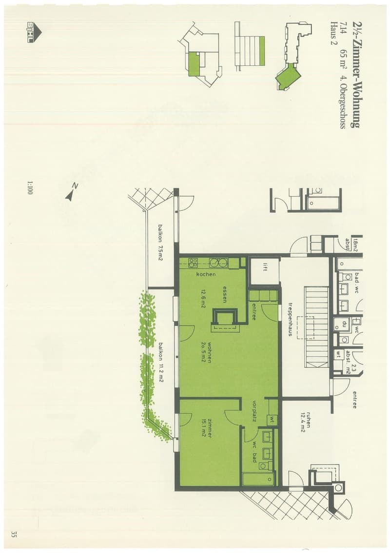 2.5 Zimmer-Wohnung in Stadtnähe (10)