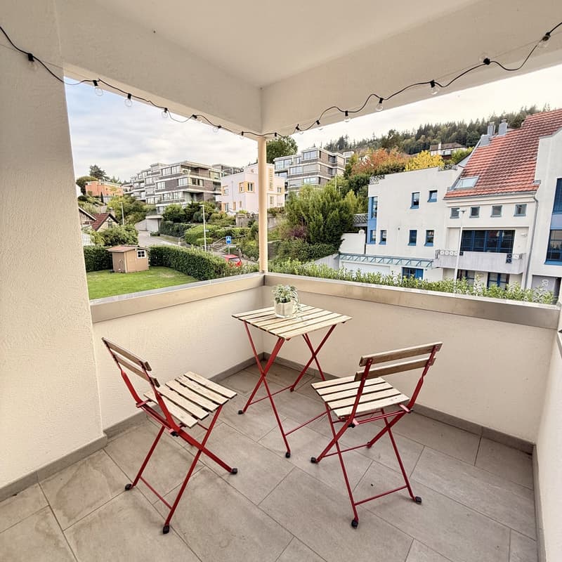 28 m² WG-Zimmer + 8 m² Privatbalkon | Garten & Sauna | Horgen (4)