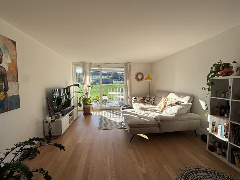 4.5-Zimmer-Wohnung mit traumhafter Aussicht ins Grüne (1)