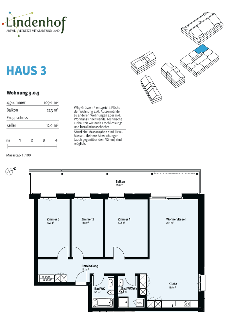 4.5-Zimmer-Wohnung mit traumhafter Aussicht ins Grüne (11)