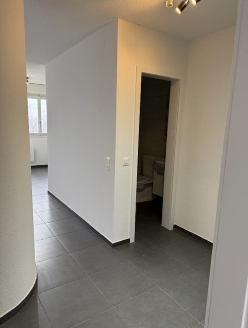 Ruhige 2-Zimmer-Wohnung mit Balkon und wunderschöner Aaresicht in Port (5)