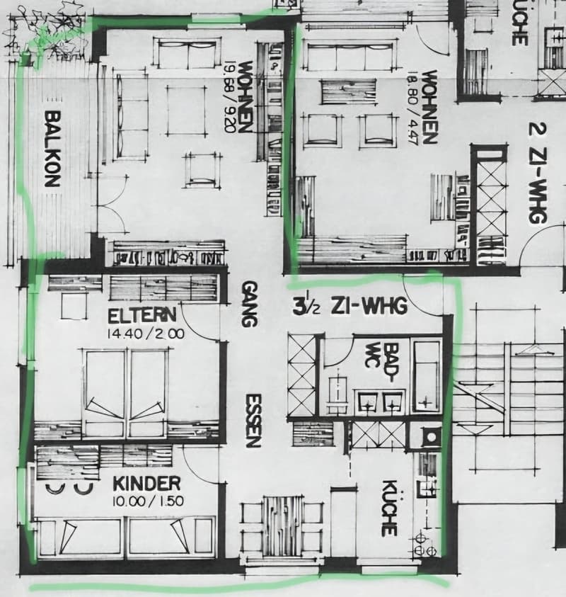 For rent 3.5 zimmer apartment - pets available (5)