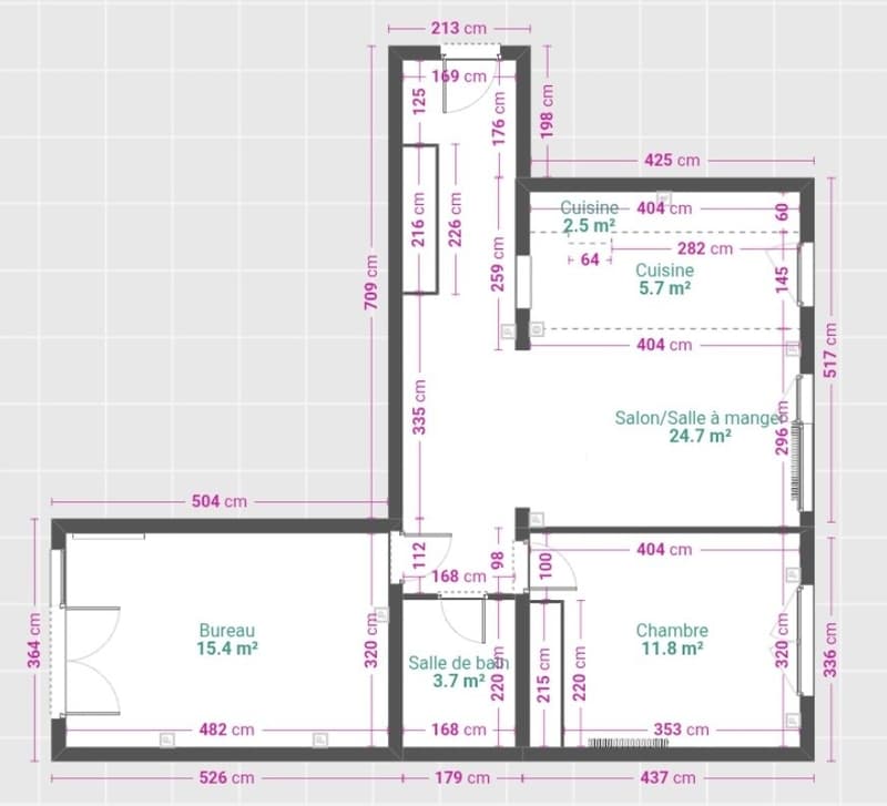 Appartement 3 pièces de 67 m² à Ecublens (8)