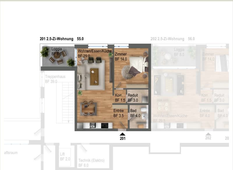 2.5-Zimmer-Wohnung in Spreitenbach-West Nachmieter/in gesucht (9)