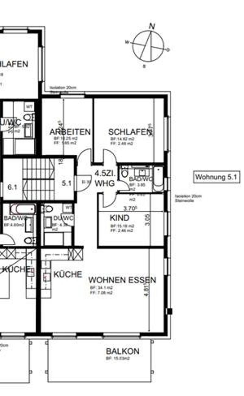 4 ½ Zimmer-Wohnung, 8134 Adliswil (13)