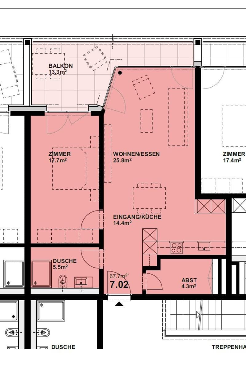 Nachmieter gesucht, schöne 2.5-Zimmerwohnung mit Einstellplatz in Cham (3)