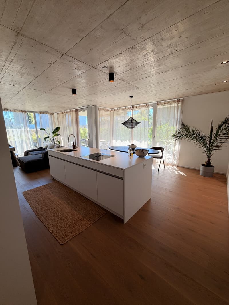 Helle und grosszügige 3,5-Zimmerwohnung mit Terrasse und eigenem Garten (1)