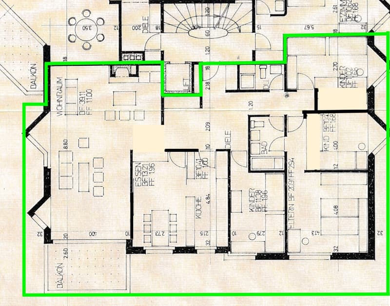 5½ Zimmer in Wollishofen  ruhig, naturnah, Platz fürs Home Office (8)
