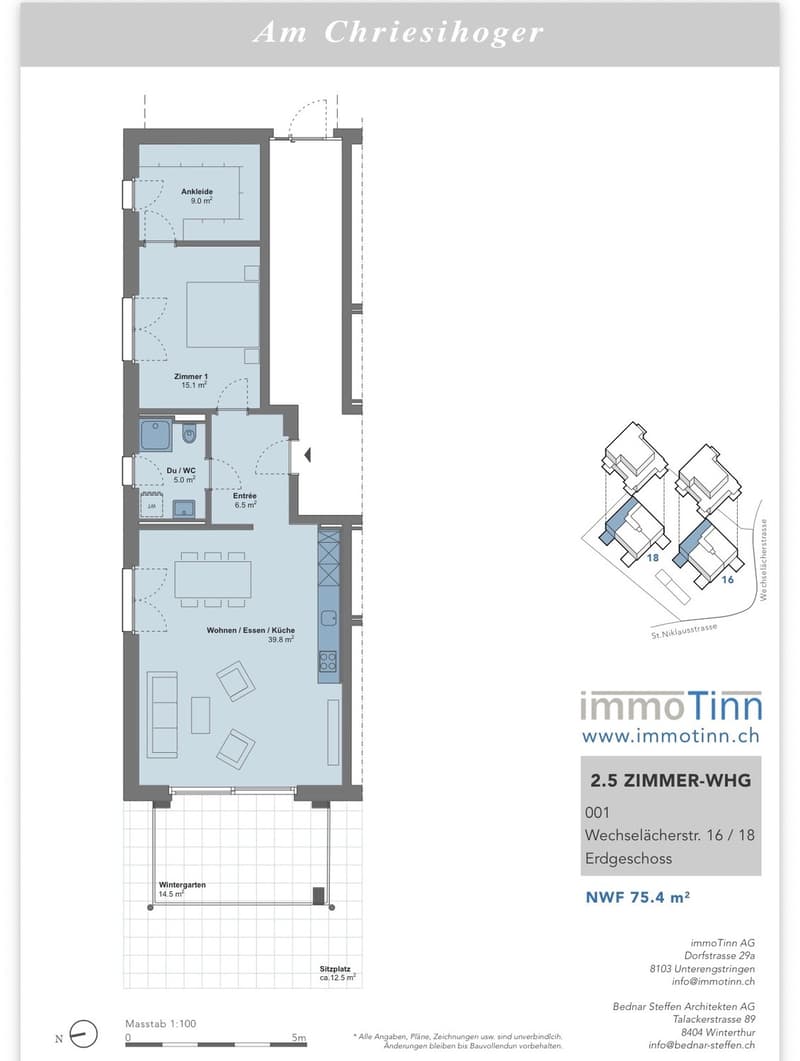 2 ½ Zimmer-Wohnung, 8103 Unterengstringen (5)
