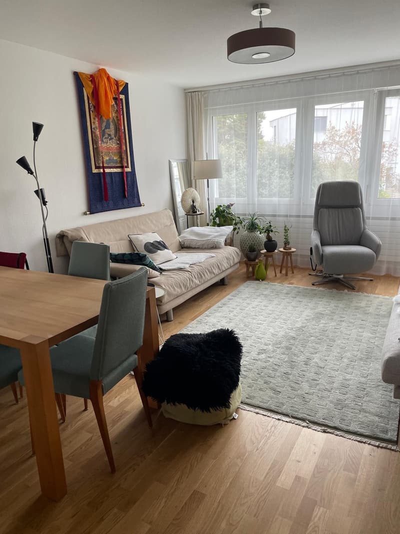Helles 4- Zimmerwohnung mit Balkon an ruhiger zentraler Lage zur Untermiete (4)