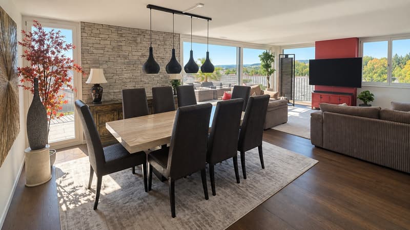 201 m² Attika-Maisonette  3 Terrassen mit ca. 90 m², Alpenblick & Whirlpool (3)