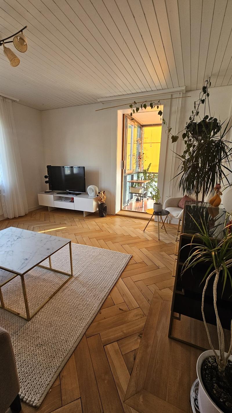 Wohnen mit viel Charme: stilvoll sanierte, voll möblierte Wohnung mit Terrazzo und Fischgrätparkett (1)