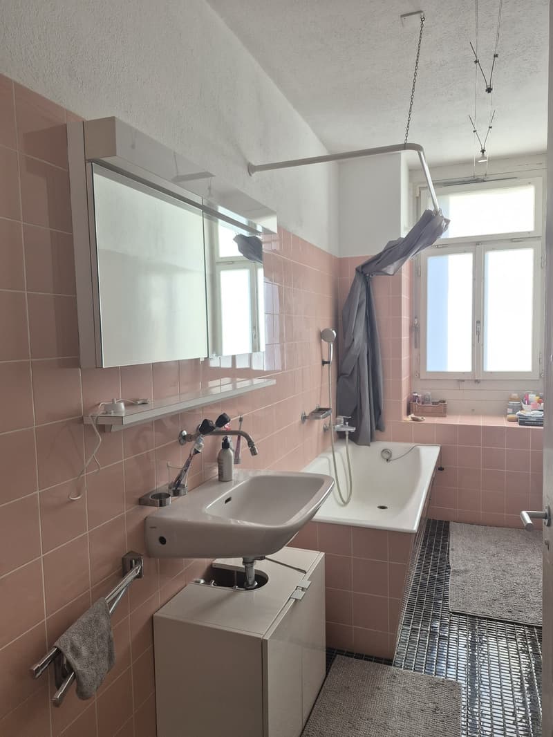 Bright & quiet room available close to Kirche Fluntern (looking for female flatmate) (4)