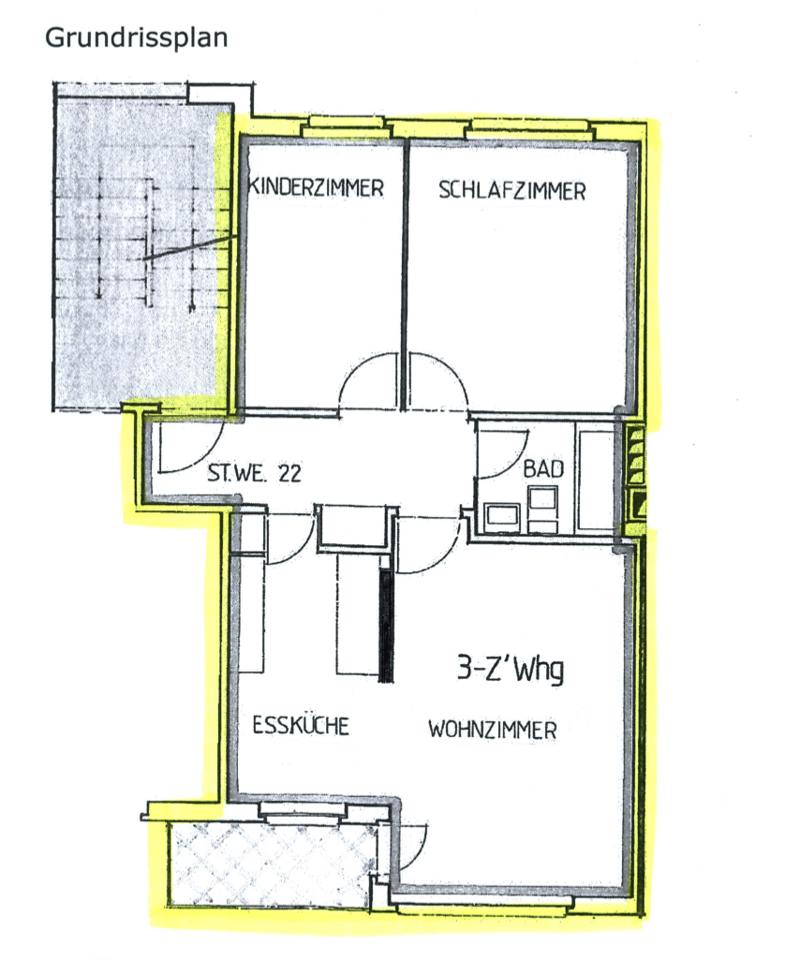 Helle 3.5-Zimmer-Wohnung mit Balkon in Baden ab sofort verfügbar (8)