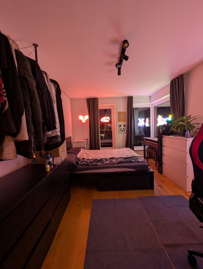 Möbliertes Studio im 13. Stock mit Aussicht Untermiete Dez. 26 bis Feb. 27 | Zürich-Altstetten (12)