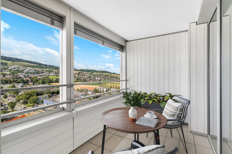 3.5 Zimmer-Wohnung auf 23. Etage beim Bahnhof Regensdorf mieten (4)