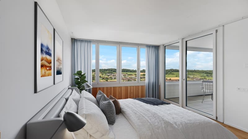3.5 Zimmer-Wohnung auf 23. Etage beim Bahnhof Regensdorf mieten (3)